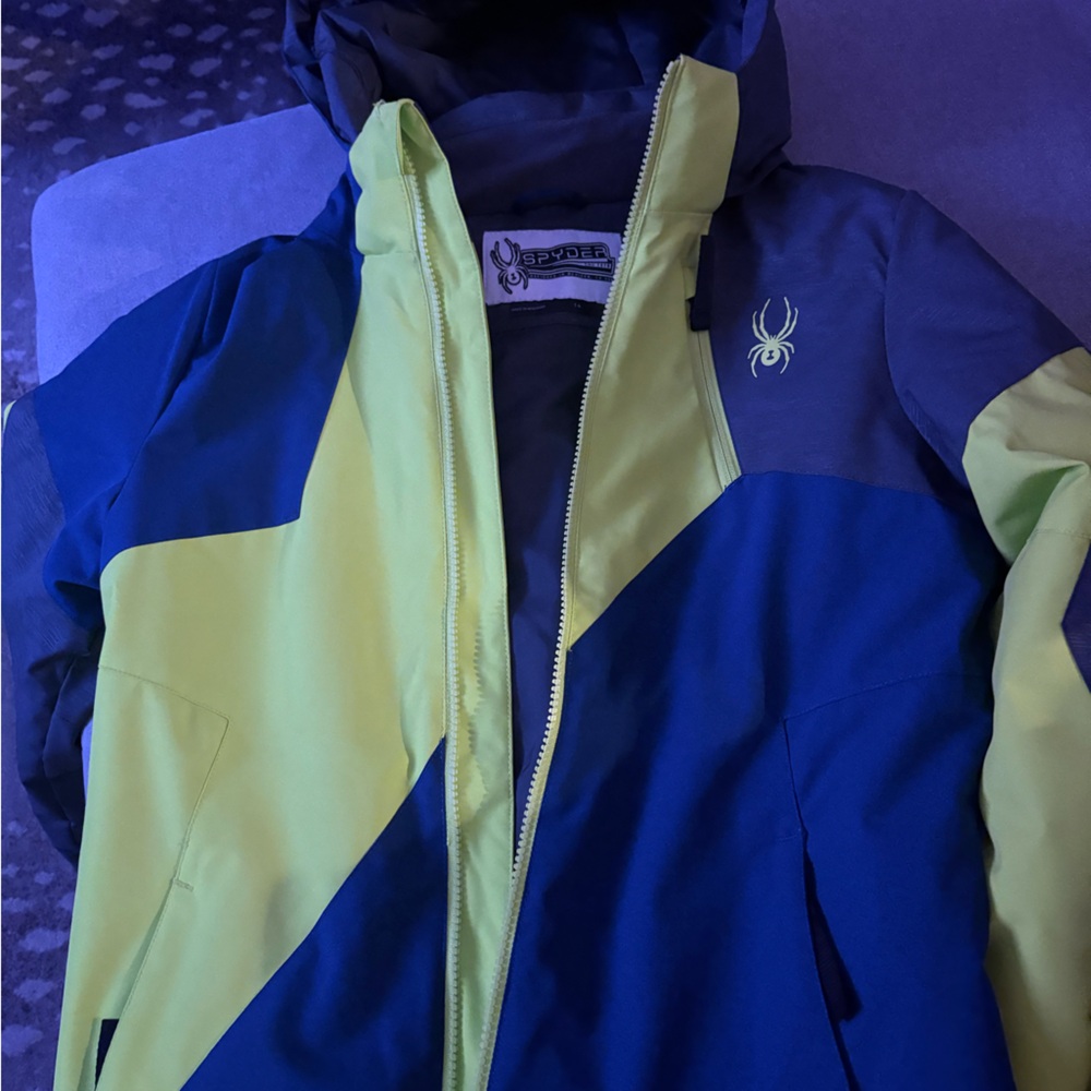 Spyder Blue and Yellow Jacket